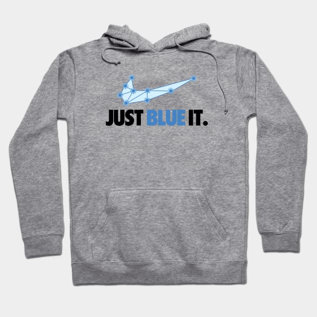 Just make it blue Hoodie by geep44